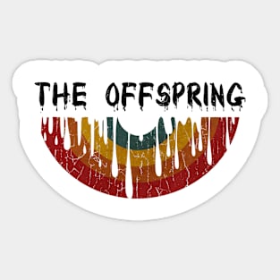 Vinyl Melted Offspring Vintage Sticker